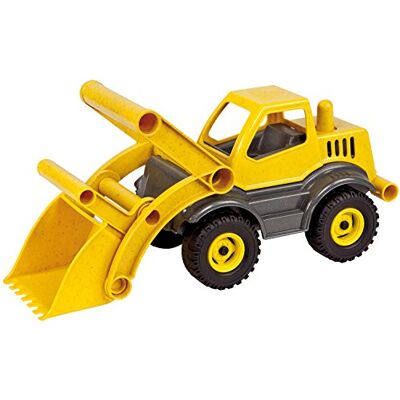 Lena 04212 EcoActives Schoplader, ca. 33 cm, bouwplaatsspeelgoed voor kinderen vanaf 2 jaar, robuuste wiellader met handvat en beweegbare laadschep, natuurlijke houtgeur door houtaandeel Lena 04212 EcoActives Schoplader, ca. 33 cm, bouwplaatsspeelgoed voor kinderen vanaf 2 jaar, robuuste wiellader met handvat en beweegbare laadschep, natuurlijke houtgeur door houtaandeel