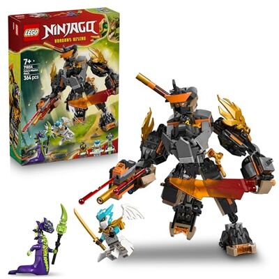 Lego NINJAGO Cole’s Missiemecha en Draak Zane Bouwpakket – Ninja Speelgoed voor Kinderen met Actiefiguur, 3 Minifiguren en Zwaarden – Verjaardagscadeau voor Jongens vanaf 7 Jaar en Fans – 71854 Lego NINJAGO Cole’s Missiemecha en Draak Zane Bouwpakket – Ninja Speelgoed voor Kinderen met Actiefiguur, 3 Minifiguren en Zwaarden – Verjaardagscadeau voor Jongens vanaf 7 Jaar en Fans – 71854