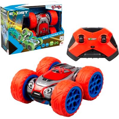 Bizak Exost 62000730-3 Cross 360 Cross 360 Cross, op afstand bestuurde terreinauto, met 360° stunts, draaibare wielen en accu, officieel product, voor kinderen vanaf 5 jaar Bizak Exost 62000730-3 Cross 360 Cross 360 Cross, op afstand bestuurde terreinauto, met 360° stunts, draaibare wielen en accu, officieel product, voor kinderen vanaf 5 jaar