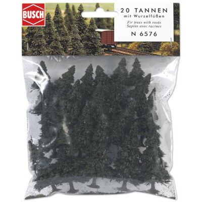 Busch 6576-20 edeldennen N/TT Busch 6576-20 edeldennen N/TT