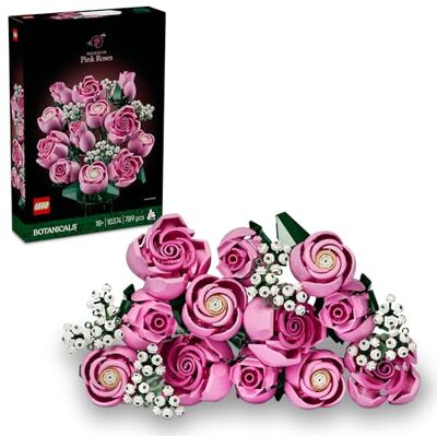 Lego Botanicals Roze Rozenboeket Bouwpakket voor Volwassenen Displaymodel Incl. Bloemen Figuur met Bewegende Poot, Goudmunt en Wensdecoraties Cadeau-Idee voor Lentefestival 10368 Lego Botanicals Roze Rozenboeket Bouwpakket voor Volwassenen Displaymodel Incl. Bloemen Figuur met Bewegende Poot, Goudmunt en Wensdecoraties Cadeau-Idee voor Lentefestival 10368