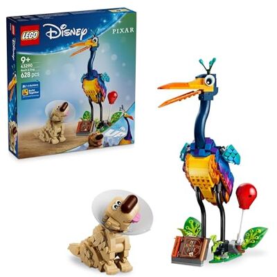 Lego Disney Kevin en Dug – Bouwbare Speelgoed Hond en Vogel met Accessoires Incl. Rode Ballon, Bladeren en Displaystandaard – Verjaardagscadeau voor Meisjes vanaf 9 Jaar en Fans van Film Up 43290 Lego Disney Kevin en Dug – Bouwbare Speelgoed Hond en Vogel met Accessoires Incl. Rode Ballon, Bladeren en Displaystandaard – Verjaardagscadeau voor Meisjes vanaf 9 Jaar en Fans van Film Up 43290