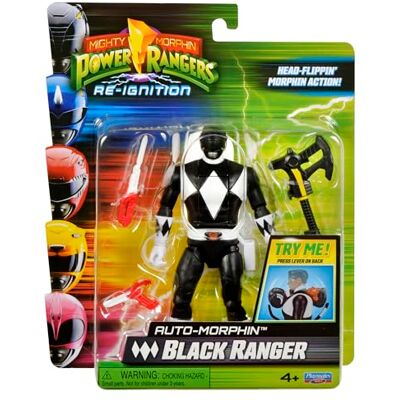 Playmates Power Rangers Ontsteking 6 Inch Actiefiguur Auto Morphin Black Ranger Playmates Power Rangers Ontsteking 6 Inch Actiefiguur Auto Morphin Black Ranger
