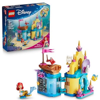Lego Disney Ariëls Magische Minipaleis – Bouwpakket Incl. Micro-pop met Sebastian en Flounder Figuurtjes – Cadeau voor Meisjes vanaf 5 Jaar – 43285 Lego Disney Ariëls Magische Minipaleis – Bouwpakket Incl. Micro-pop met Sebastian en Flounder Figuurtjes – Cadeau voor Meisjes vanaf 5 Jaar – 43285