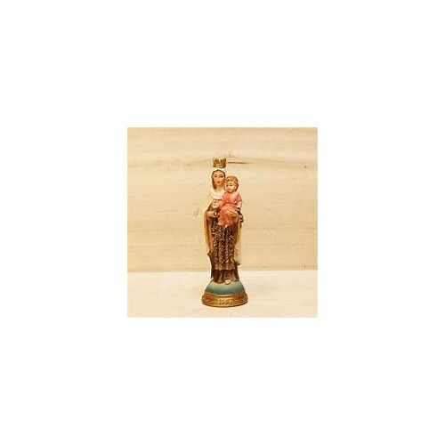 Javier S.A. Trofee kettingen   Virgen van Carmens religieus figuur van kunsthars, 11 cm.