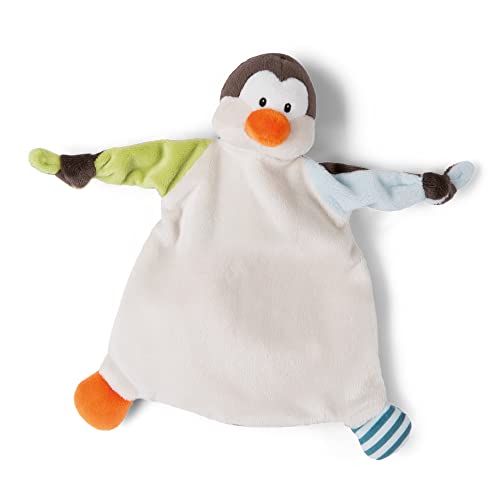 NICI Penguin Dekbed 25x25 cm – Knuffeldeken vanaf 0+ maanden – Dekbedden voor Baby's & Peuters – Knuffels voor Baby's – Dekbed voor Meisjes & Jongens