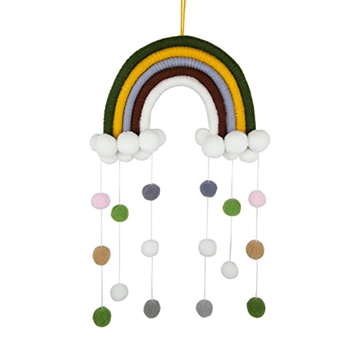 Acofuns Babywieg Mobiele Houten Wind Chime Bed Bell,Kinderkamer Mobiele wieg Bed Bell Baby Slaapkamer Plafond Houten Kralen Wind Chime Opknoping