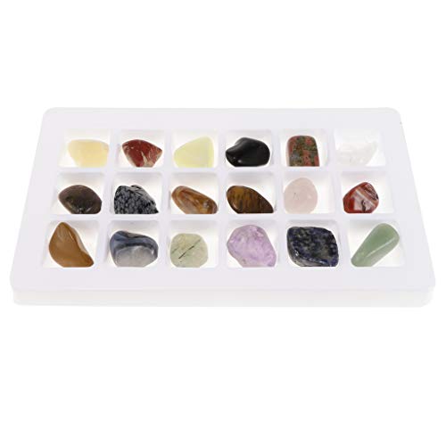 Adoorniequea Educatieve Geologie Wetenschap Kit Rock & Mineral Collection PK561-3 Pack van 18