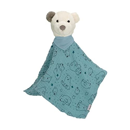 Sterntaler Baby Unisex knuffeldoek knuffeldoek ijsbeer Elia knuffeldoek baby, knuffeldoek, knuffeldoek donkerturquoise