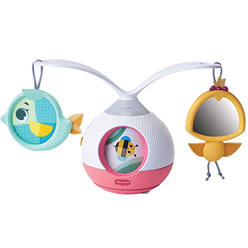 Tiny Love Tummy Time Mobile Entertainer, Toy with Music and Lights, Suitable from Birth, 0M +, Princess Tales