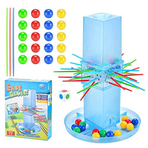 Bexdug Trekstokken Spel, Trekstokken Vloerspel Voor Familie, Fast Fun Kerplunk voor 2 tot 4 spelers Spel voor het verbeteren van hands-on vaardigheden en interactie