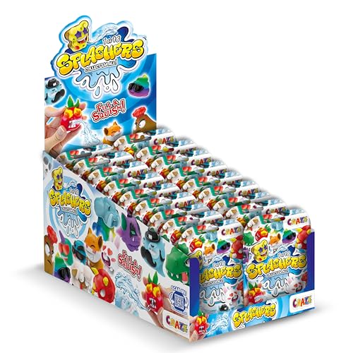 INKEE CRAZE Splashers Waterspeelgoed, verzamelspeelgoed, 18 stuks, grappige poppen en gamrets om te vullen met water en spuiten, badspeelgoed, outdoor-speelgoed, 16 om te verzamelen