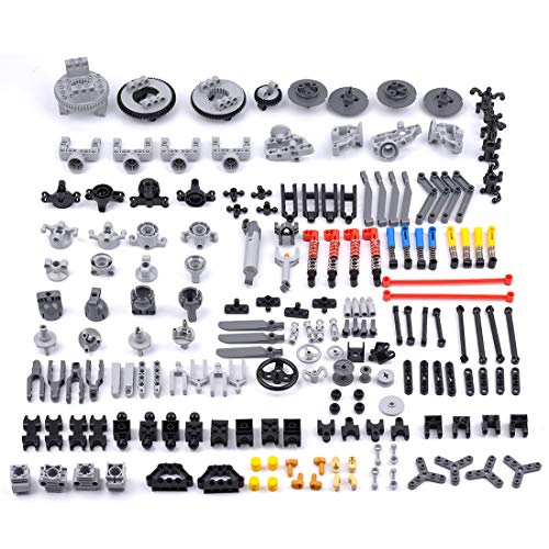 QESTO ASSA Technic reserveonderdelenset, technologische reserveonderdelen, bouwsteenaccessoires, compatibel met LEGO Technic reserveonderdelen, willekeurige kleur