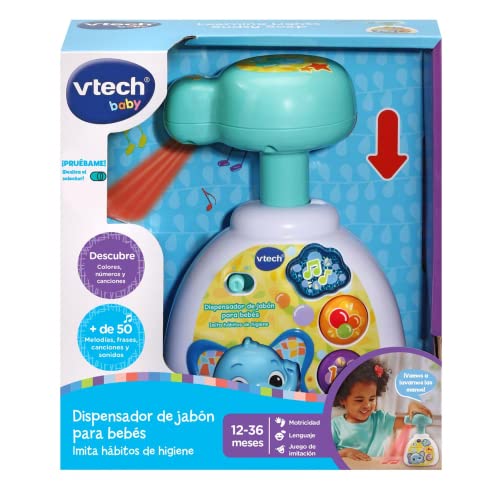 VTech 80-552022 muzikale projector voor baby's, imiteert hygiënegewoonten, kleur, uniek (3480-552022)