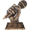 SWOOMEY Music Trofee zangprijs oude zangeres winst onderscheidingen microfoon figuur trofee kunst voor zanger trofee atletico party trofee mini hars persoonlijk cadeau