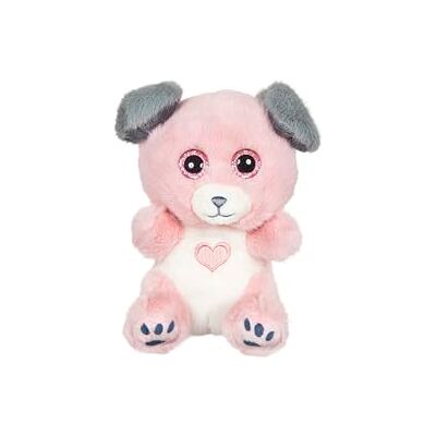 Gipsy TOYS – KNUFFELHOND CUTYDOOS LOVE – 13 CM – POEDERROZE EN GRIJS MET GEBORDUURD HART – CADEAU VOOR VALENTIJNSDAG EN MOEDERDAG Gipsy TOYS – KNUFFELHOND CUTYDOOS LOVE – 13 CM – POEDERROZE EN GRIJS MET GEBORDUURD HART – CADEAU VOOR VALENTIJNSDAG EN MOEDERDAG