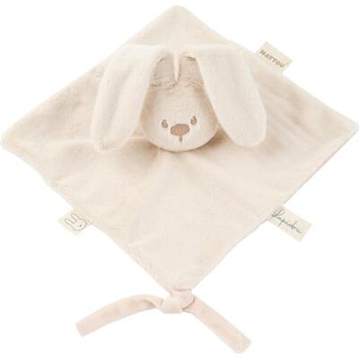 Nattou Lapidou Knuffeldoekje 27 x 27 cm Baby Konijn Knuffel Babycadeau Kraamcadeau Zand Nattou Lapidou Knuffeldoekje 27 x 27 cm Baby Konijn Knuffel Babycadeau Kraamcadeau Zand