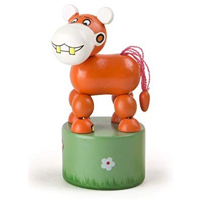 small foot 11137 Krukfiguur nijlpaard van hout, FSC 100% gecertificeerd, cadeautje speelgoed, meerkleurig small foot 11137 Krukfiguur nijlpaard van hout, FSC 100% gecertificeerd, cadeautje speelgoed, meerkleurig