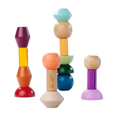 Eichhorn EH Montessori Stapeleieren - Houten Speelgoed Eichhorn EH Montessori Stapeleieren - Houten Speelgoed