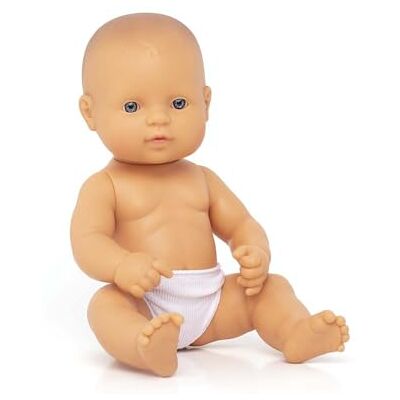 Miniland 31032 baby Europees meisje zak zonder ondergoed, 32 cm Miniland 31032 baby Europees meisje zak zonder ondergoed, 32 cm