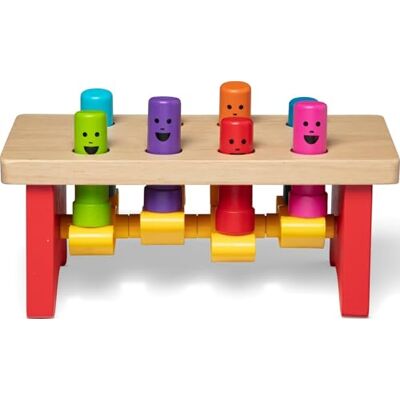 Melissa & Doug Luxe Houten hamerbank Houten Speelgoed voor Kinderen Ontwikkelingsspeelgoed 3+ Cadeau voor meisjes en jongens Melissa & Doug Luxe Houten hamerbank Houten Speelgoed voor Kinderen Ontwikkelingsspeelgoed 3+ Cadeau voor meisjes en jongens