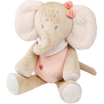 Nattou Knuffeldier Olifant, metgezel vanaf de geboorte, ca. 29 cm, polyester, Flo, Oli & Enest, Oli Pink Nattou Knuffeldier Olifant, metgezel vanaf de geboorte, ca. 29 cm, polyester, Flo, Oli & Enest, Oli Pink