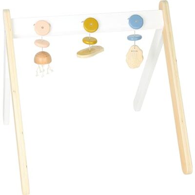 small foot Baby speelboog "Seaside" van hout, babyspeelgoed om bezig te houden en de motoriek te versterken, 12334 small foot Baby speelboog "Seaside" van hout, babyspeelgoed om bezig te houden en de motoriek te versterken, 12334