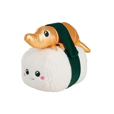 SIMBA Squeezlings Niko Nigiri Sushi Sushi pluche dier (20 cm) met afneembare krab en rijst, knuffelig stoffen speelgoed voor baby's en fans vanaf 0 maanden SIMBA Squeezlings Niko Nigiri Sushi Sushi pluche dier (20 cm) met afneembare krab en rijst, knuffelig stoffen speelgoed voor baby's en fans vanaf 0 maanden