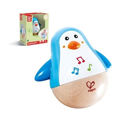 Hape E0331 Staande pinguïne, staande mannetje met geluid, blauw, vanaf 6 maanden Hape E0331 Staande pinguïne, staande mannetje met geluid, blauw, vanaf 6 maanden