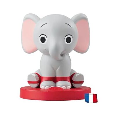 FABA Figuurtje met geluid – de liedjes van Élé de olifant – muziek en liedjes, kinderen van 0-3 jaar, om te luisteren met de verhalenverteller en +, educatief spel, Franse versie FABA Figuurtje met geluid – de liedjes van Élé de olifant – muziek en liedjes, kinderen van 0-3 jaar, om te luisteren met de verhalenverteller en +, educatief spel, Franse versie