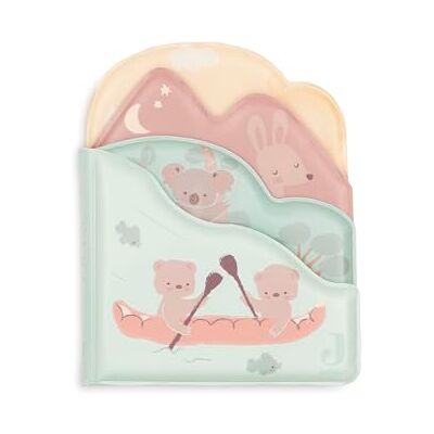 Jollein Magisch Badboek Voor Baby'S, Kangaroots, Afbeeldingen Verschijnen Bij Contact Met Water, Drijvend Badboek, Zacht Materiaal, Badspeelgoed Voor Baby'S En Peuters Jollein Magisch Badboek Voor Baby'S, Kangaroots, Afbeeldingen Verschijnen Bij Contact Met Water, Drijvend Badboek, Zacht Materiaal, Badspeelgoed Voor Baby'S En Peuters