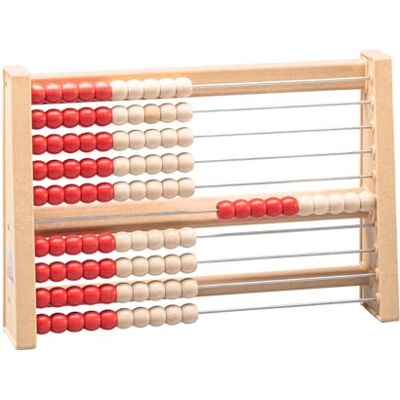 WISSNER ® actief leren 100 er Berekening frame rood/wit RE-Wood® WISSNER ® actief leren 100 er Berekening frame rood/wit RE-Wood®