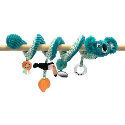 Les Déglingos Les DEGLINGOS Activiteitenspiraal Berlingos Le Koala – kruipspeelgoed voor baby's met geluid en tactiele activiteiten – 1 stuk – blauw – 40 cm uitgeschoven Les Déglingos Les DEGLINGOS Activiteitenspiraal Berlingos Le Koala – kruipspeelgoed voor baby's met geluid en tactiele activiteiten – 1 stuk – blauw – 40 cm uitgeschoven