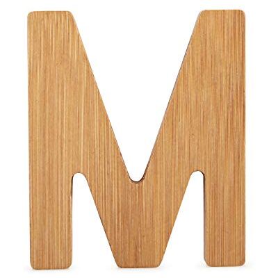Small Foot 12066 ABC letter M van duurzame bamboe, combineerbaar met andere letters als decoratie of deurbordje Small Foot 12066 ABC letter M van duurzame bamboe, combineerbaar met andere letters als decoratie of deurbordje