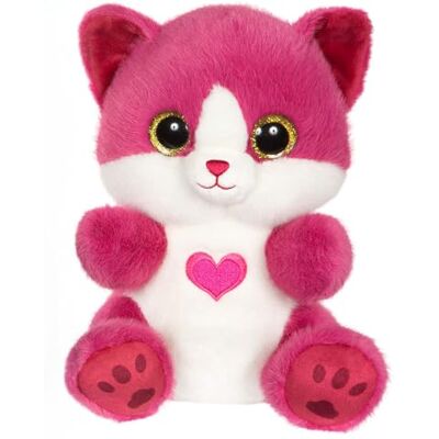 Gipsy TOYS – KNUFFEL KAT CUTYDOOS LOVE FRAMBOZENROZE – 23 CM Gipsy TOYS – KNUFFEL KAT CUTYDOOS LOVE FRAMBOZENROZE – 23 CM