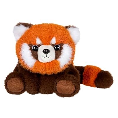 Gipsy TOYS – KNUFFEL FLOPPY CHOOPY RODE PANDA – 22 CM – ORANJE, BRUIN EN WIT Gipsy TOYS – KNUFFEL FLOPPY CHOOPY RODE PANDA – 22 CM – ORANJE, BRUIN EN WIT