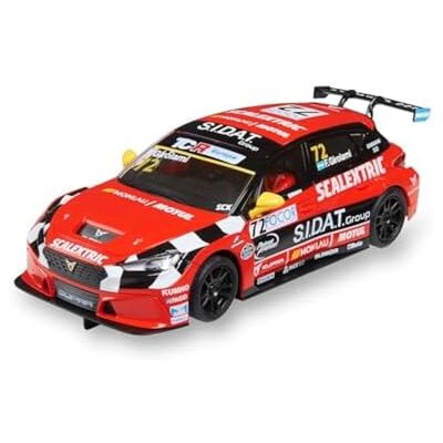 Scalextric Advance Racevoertuig Slotcar, schaal 1:32 (Cupra Leon wedstrijd Team Monlau) Scalextric Advance Racevoertuig Slotcar, schaal 1:32 (Cupra Leon wedstrijd Team Monlau)