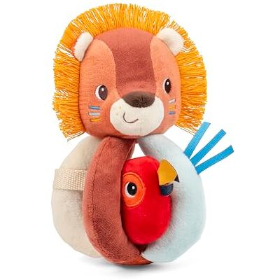 Lilliputiens Jack Le Lion – rammelaar – handgrepen – meerkleurig – 21 cm – vanaf 6 maanden – 83857 Lilliputiens Jack Le Lion – rammelaar – handgrepen – meerkleurig – 21 cm – vanaf 6 maanden – 83857