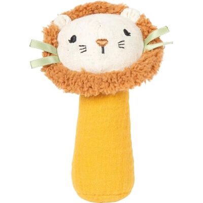 small foot baby speelgoed kleine rammelaar & stoffen grijpspeelgoed "Little Lion", stok rammelaar, sensorisch grijpspeelgoed, vanaf 0+ maanden, 12771 small foot baby speelgoed kleine rammelaar & stoffen grijpspeelgoed "Little Lion", stok rammelaar, sensorisch grijpspeelgoed, vanaf 0+ maanden, 12771