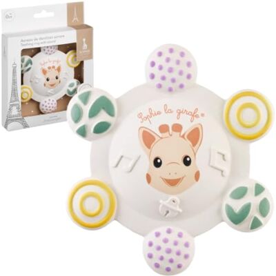Sophie la girafe Geluidsbijtring voor baby's – sensorisch speelgoed met geluiden en texturen ter verlichting van het tandvlees – vanaf de geboorte Sophie la girafe Geluidsbijtring voor baby's – sensorisch speelgoed met geluiden en texturen ter verlichting van het tandvlees – vanaf de geboorte