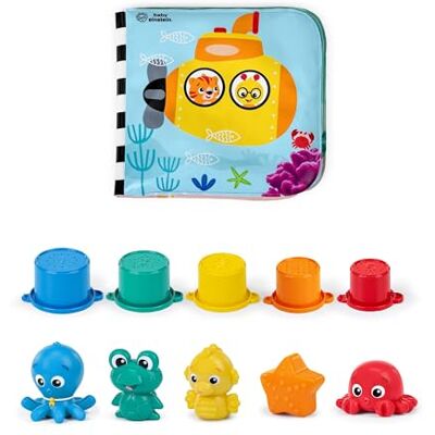 Baby Einstein Ocean Explorers Opus Bath Pals Cadeauset met 11 delen, vanaf: 3 maanden Baby Einstein Ocean Explorers Opus Bath Pals Cadeauset met 11 delen, vanaf: 3 maanden