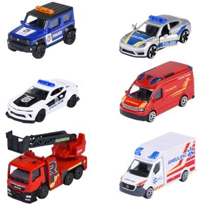 Majorette Rescue Premium Cars, 6-delige set. Majorette Rescue Premium Cars, 6-delige set.