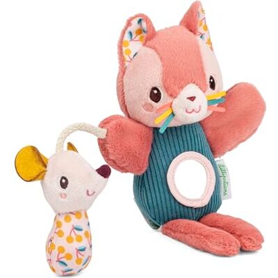Lilliputiens Jeanne Le Chat activiteitenspeelgoed pop roze 21 cm vanaf 6 maanden 83644 Lilliputiens Jeanne Le Chat activiteitenspeelgoed pop roze 21 cm vanaf 6 maanden 83644