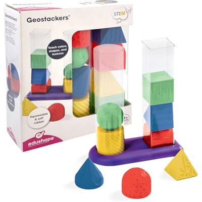 Edushape BSM Ed 525015 Geostackers Zachte vormen voor het sorteren Edushape BSM Ed 525015 Geostackers Zachte vormen voor het sorteren
