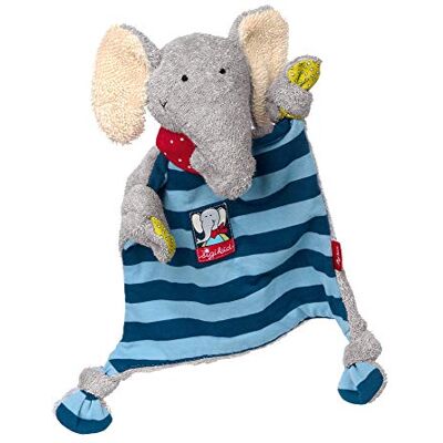 Sigikid 48935 Schhnuffeldoek olifant Lolo Lombardo meisjes en jongens babyspeelgoed aanbevolen vanaf de geboorte blauw/grijs Sigikid 48935 Schhnuffeldoek olifant Lolo Lombardo meisjes en jongens babyspeelgoed aanbevolen vanaf de geboorte blauw/grijs
