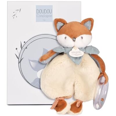 Doudou et Compagnie Knuffeldier rammelaar Timo vos – 18 cm – babypluche met geïntegreerde belletje – zacht sensorisch ontwaken – cadeau-idee voor geboorte, uniseks, terracotta, machinewasbaar op 30 Doudou et Compagnie Knuffeldier rammelaar Timo vos – 18 cm – babypluche met geïntegreerde belletje – zacht sensorisch ontwaken – cadeau-idee voor geboorte, uniseks, terracotta, machinewasbaar op 30