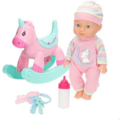COLORBABY 's 39346 Babypop, 30 cm, incl. wip, fles, beweegbare ledematen, poppen voor meisjes, speelgoed voor 24 maanden COLORBABY 's 39346 Babypop, 30 cm, incl. wip, fles, beweegbare ledematen, poppen voor meisjes, speelgoed voor 24 maanden