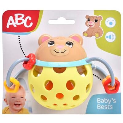 SIMBA 104010143 ABC rammelbal beren, 2-voudig gesorteerd, er wordt slechts één artikel geleverd, teddy en pandabeer als kleurrijke bal met rammelaar, 10 cm, vanaf 3 maanden SIMBA 104010143 ABC rammelbal beren, 2-voudig gesorteerd, er wordt slechts één artikel geleverd, teddy en pandabeer als kleurrijke bal met rammelaar, 10 cm, vanaf 3 maanden