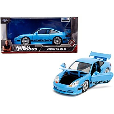 Jada Toys 253203080 Fast & Furious Brian's Porsche 996 GT3 RS, 1:24, Speelgoedvoertuig Jada Toys 253203080 Fast & Furious Brian's Porsche 996 GT3 RS, 1:24, Speelgoedvoertuig