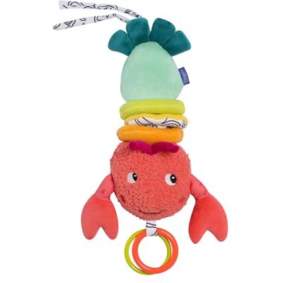 Fehn Muziekdoos kreeft – knuffel & slaaphulp: opwindende muziekdoos met zachte melodie Brahms weegliedje kalmeert in elke situatie, voor baby's en peuters vanaf 0+ maanden Fehn Muziekdoos kreeft – knuffel & slaaphulp: opwindende muziekdoos met zachte melodie Brahms weegliedje kalmeert in elke situatie, voor baby's en peuters vanaf 0+ maanden